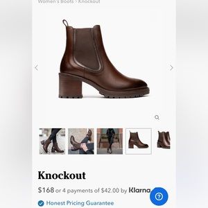 Thursday Boots Knockout Size 10.5 Chocolate